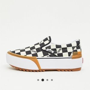 ISO stacked check vans in size 6.5